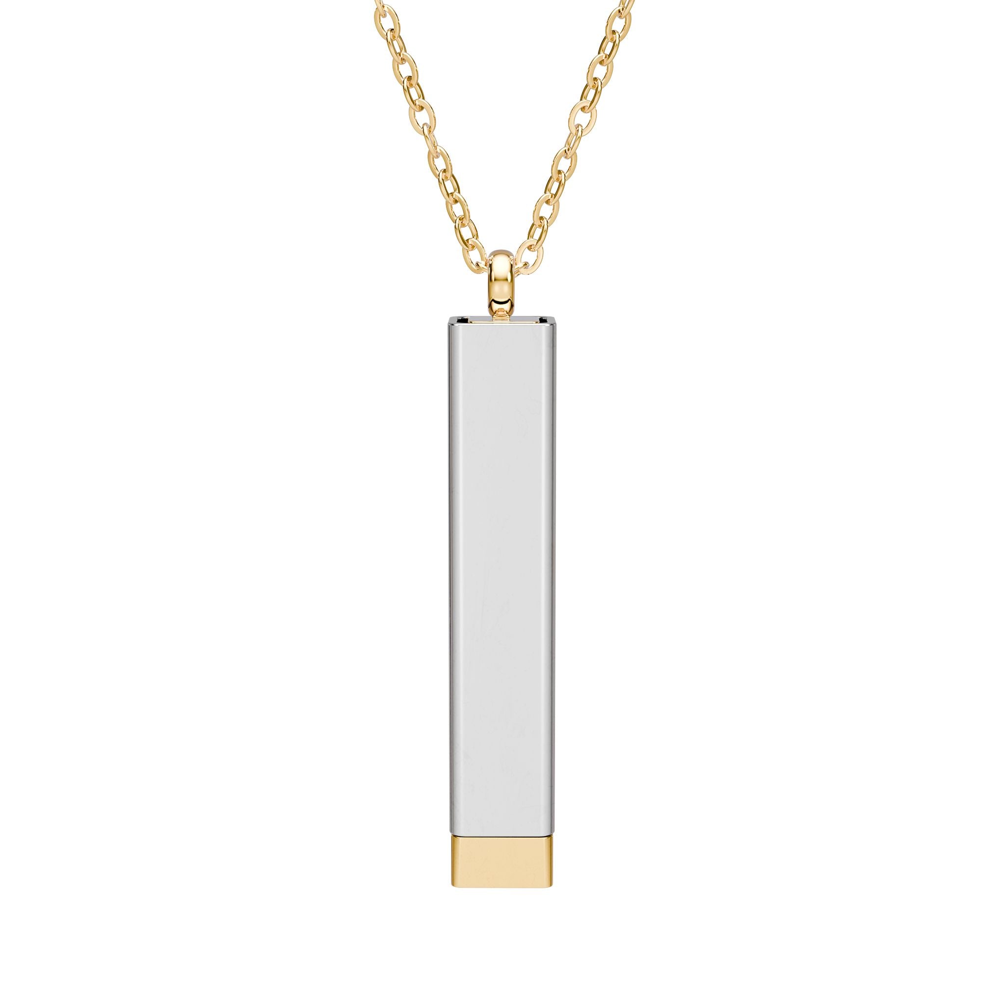 Hidden Message(you are in control of your circumstance) Sliding Bar Necklace —