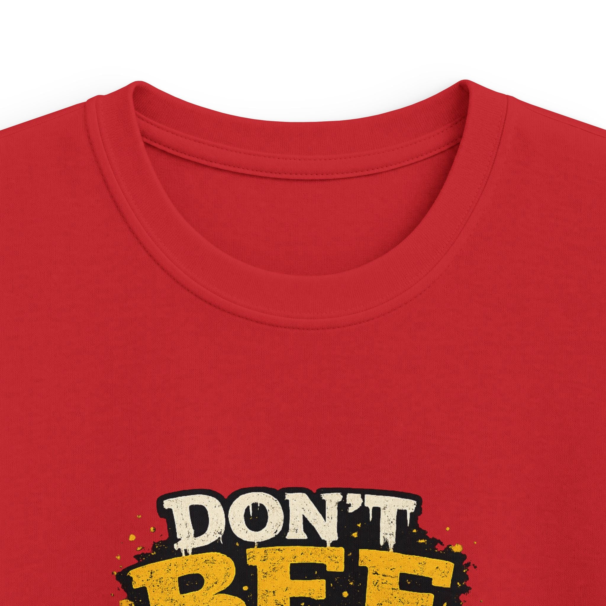 Kids Tee — "Don't Bee a Buster" Funny Bee Graphic Shirt for Children