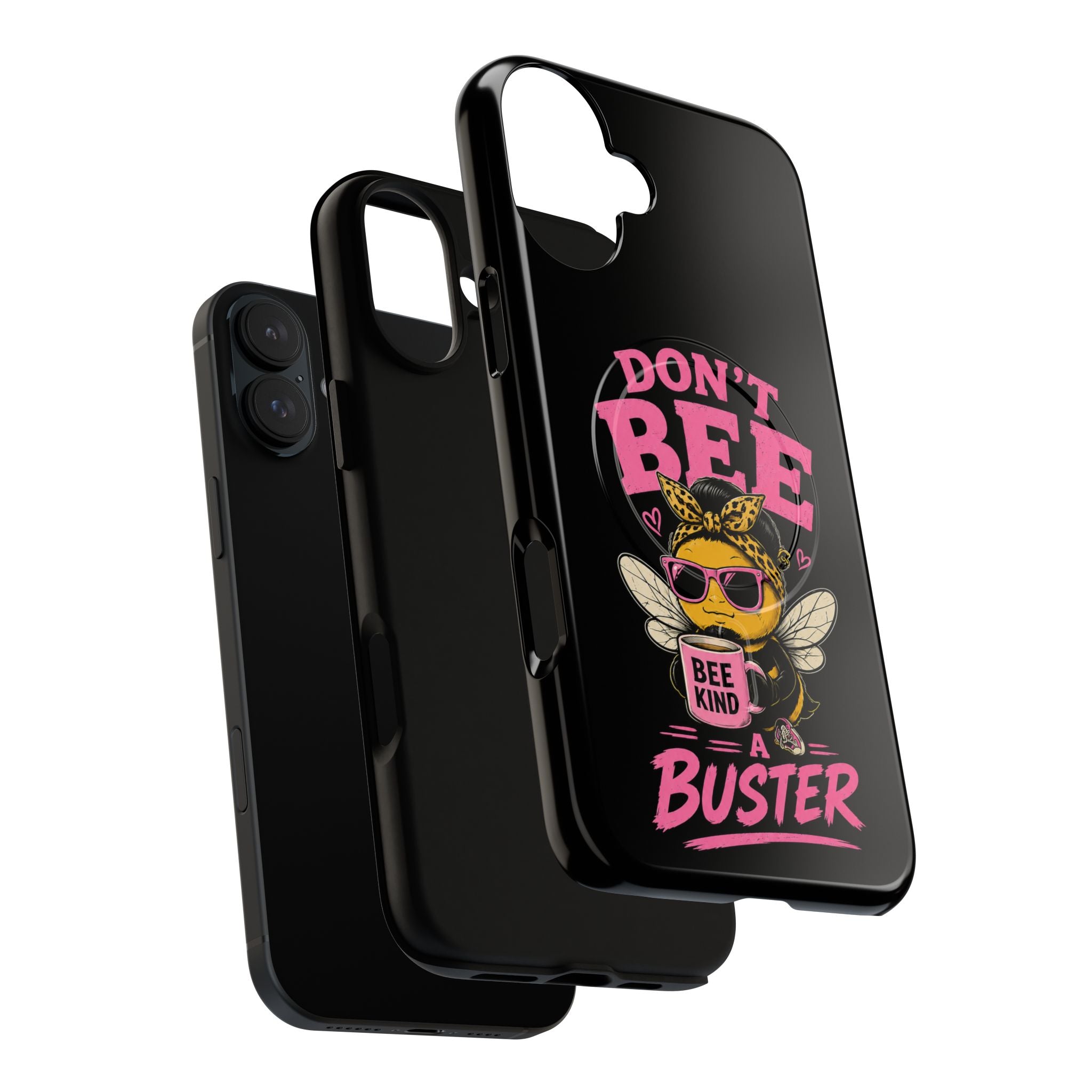 Don't Bee a Buster Phone Case — Cute "Bee Kind" Tough Magnetic Case