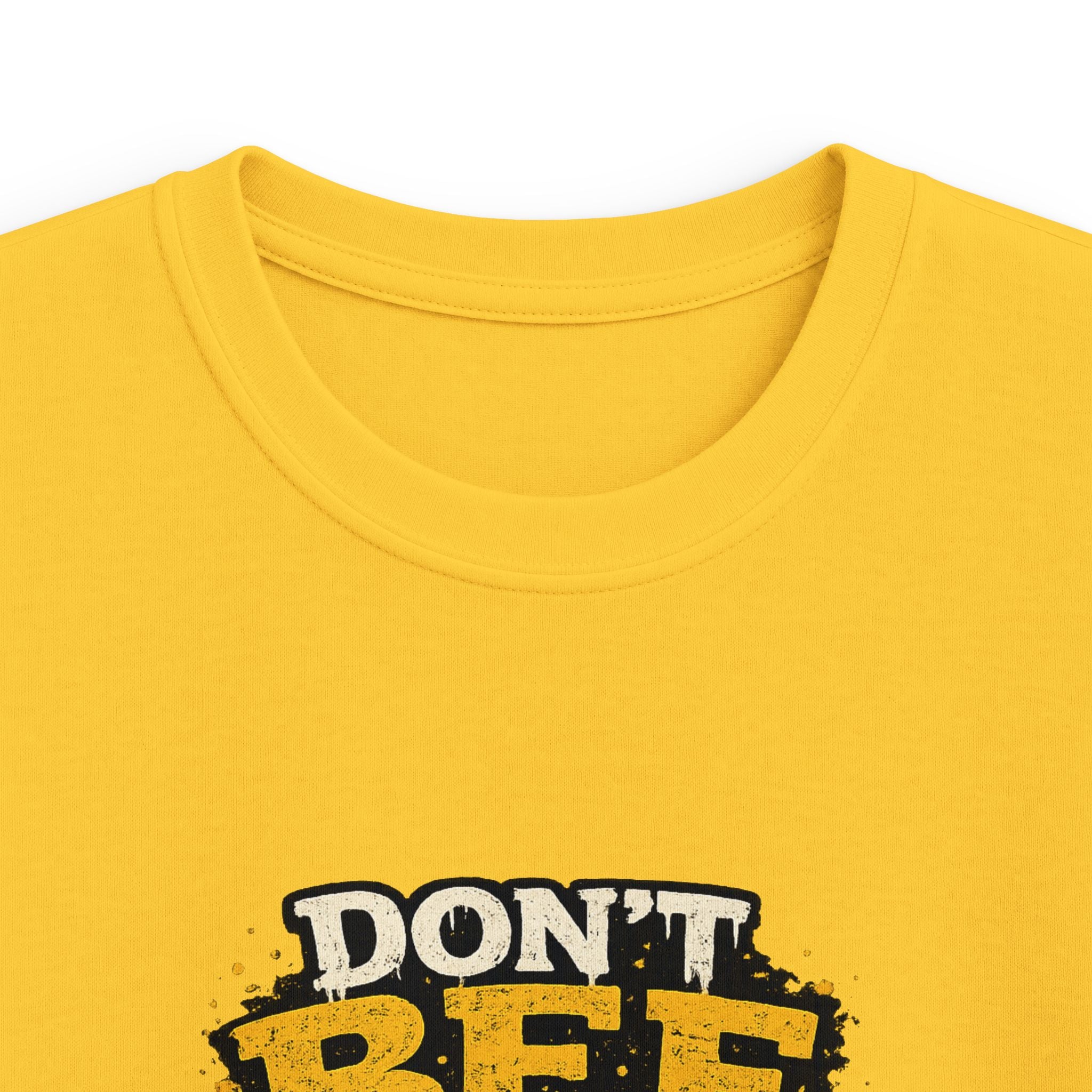 Kids Tee — "Don't Bee a Buster" Funny Bee Graphic Shirt for Children