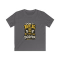 Kids Tee — "Don't Bee a Buster" Funny Bee Graphic Shirt for Children