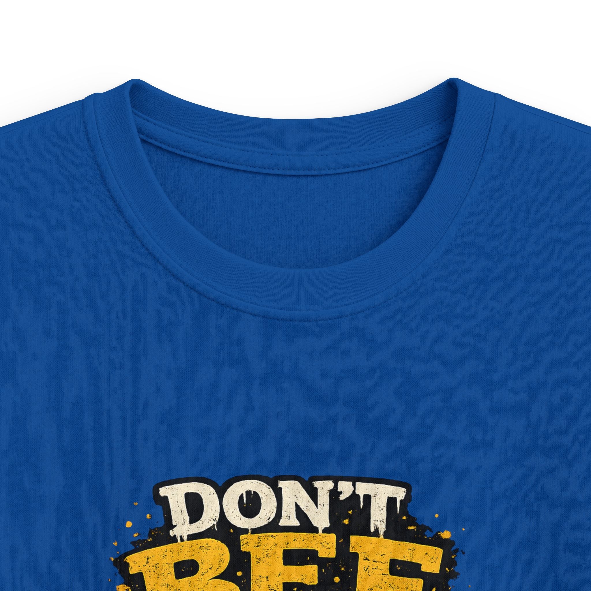 Kids Tee — "Don't Bee a Buster" Funny Bee Graphic Shirt for Children