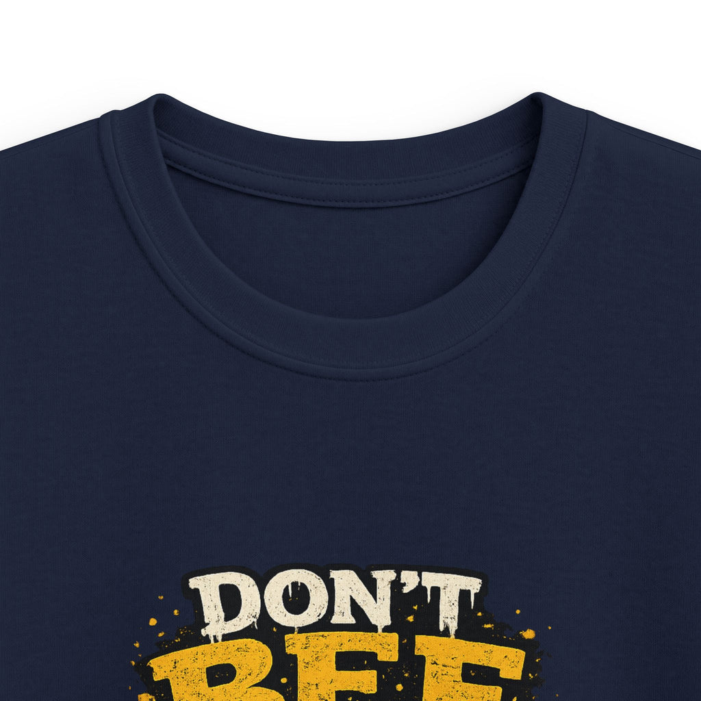 Kids Tee — "Don't Bee a Buster" Funny Bee Graphic Shirt for Children