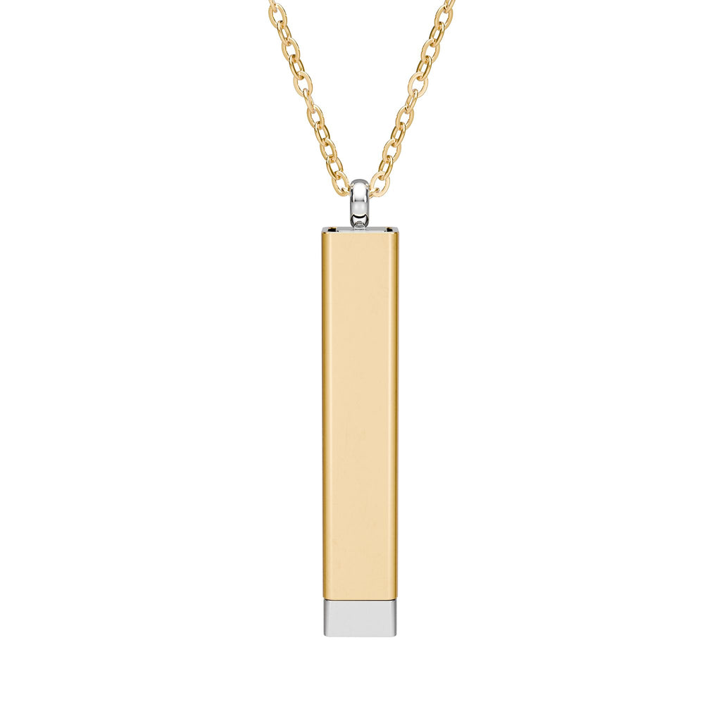 Hidden Message(you are in control of your circumstance) Sliding Bar Necklace —