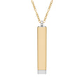 Hidden Message(you are in control of your circumstance) Sliding Bar Necklace —