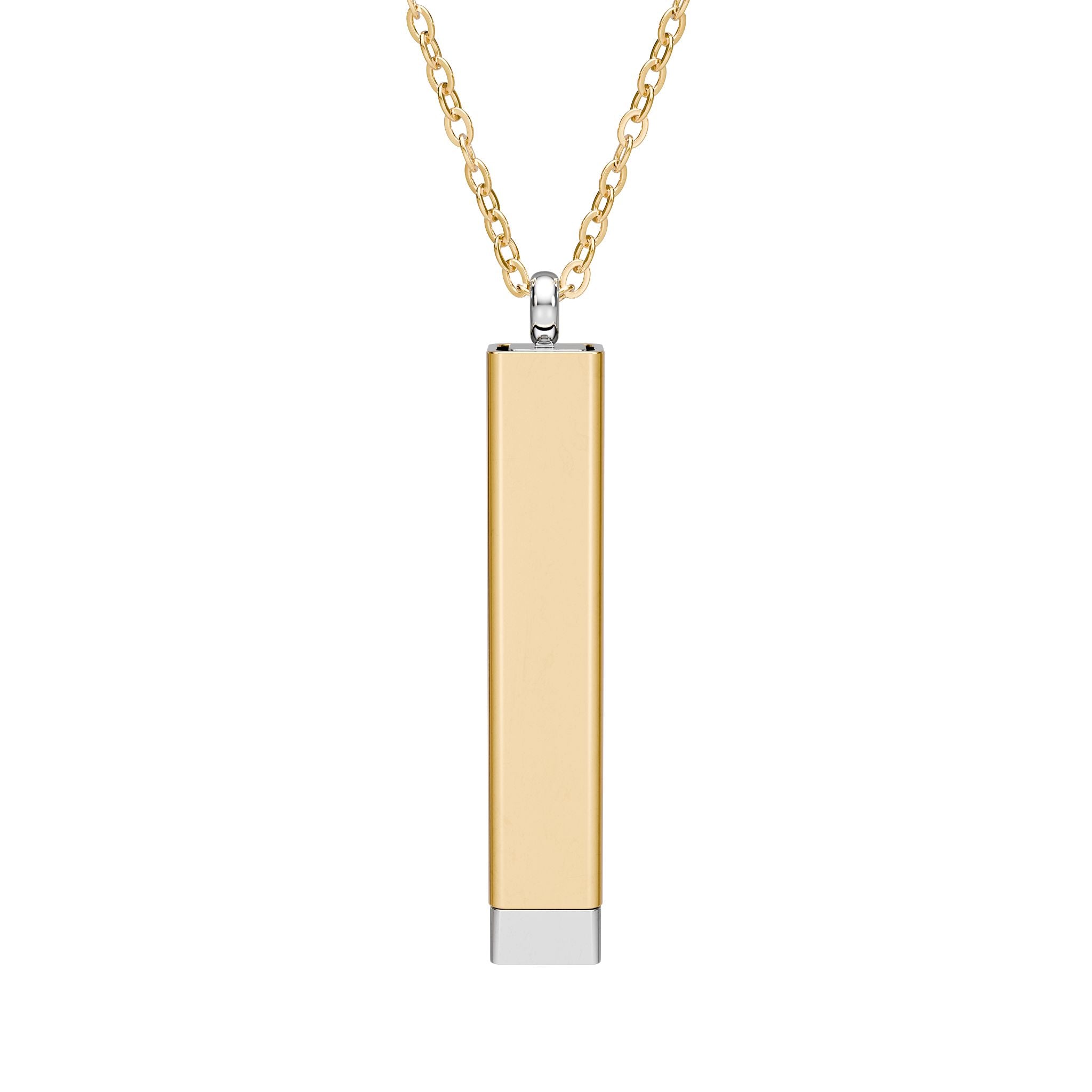 Hidden Message(you are in control of your circumstance) Sliding Bar Necklace —