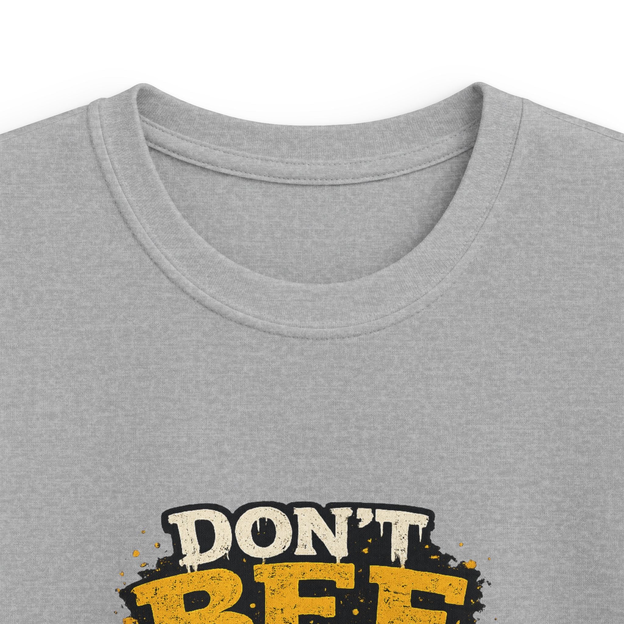 Kids Tee — "Don't Bee a Buster" Funny Bee Graphic Shirt for Children
