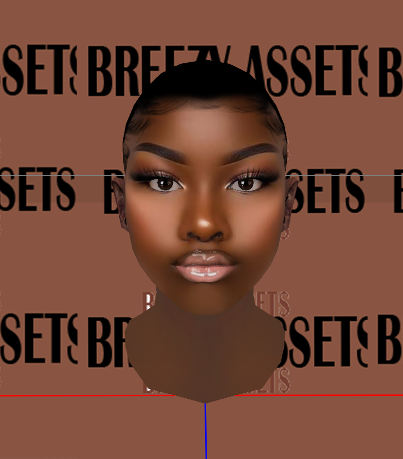 🤎 Keisha | Premium Melanin Female Face Skin